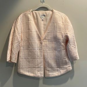 Armani Collezioni Vintage Pink Cropped Jacket Size 4